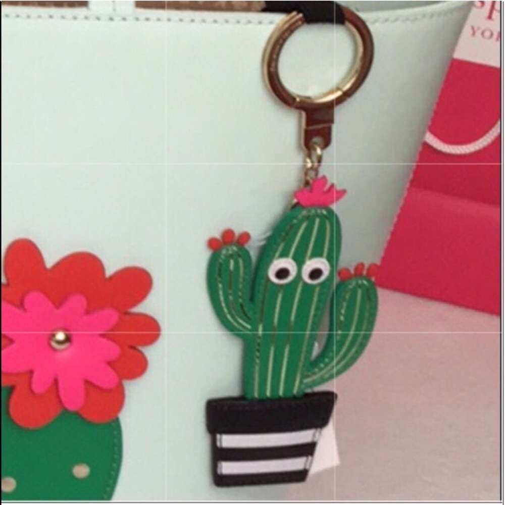 JUST 1 LEFT🌵KATE SPADE CACTUS🌵KEYRING/FOB BNWT - Picture 5 of 7